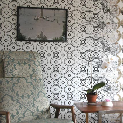 Wallpaper, home-leaf-lace428x428, Leni Toni Kjeld