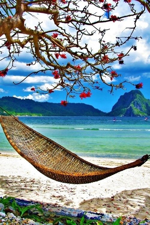 Un po' di relax sotto al cielo estivo