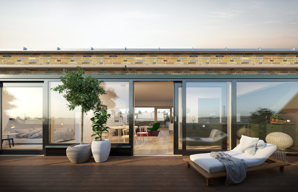Casa con terrazzo