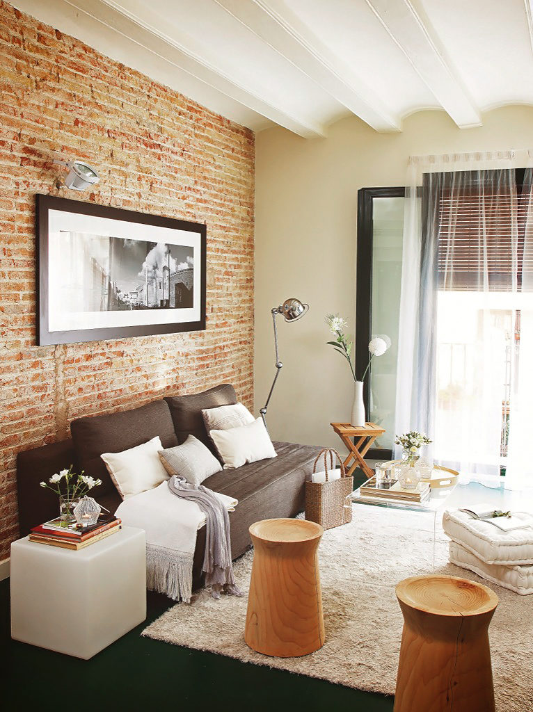 Una piccola casa piena di luce a Barcellona