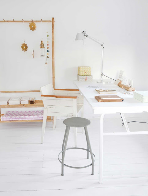 Interno olandese in total white