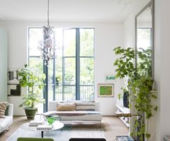 Una casa londinese luminosa e piena di piante