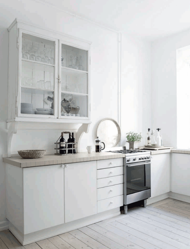 Candida semplicità per un interno danese