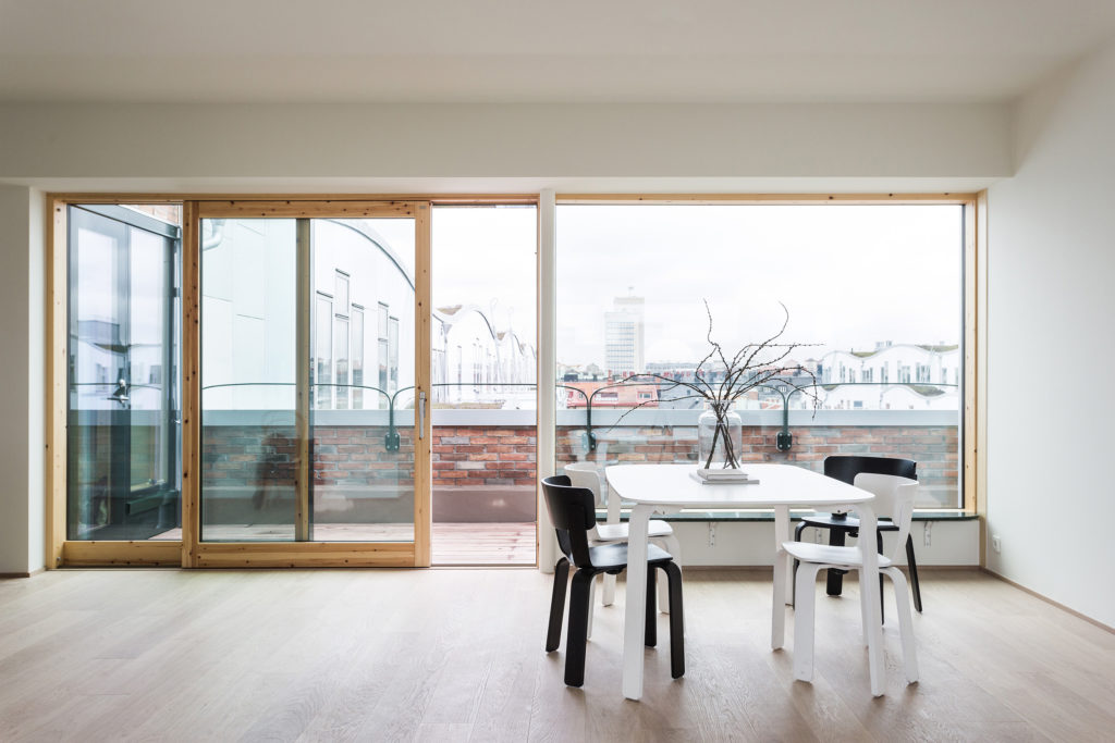 Una casa con vista sui tetti di Stoccolma