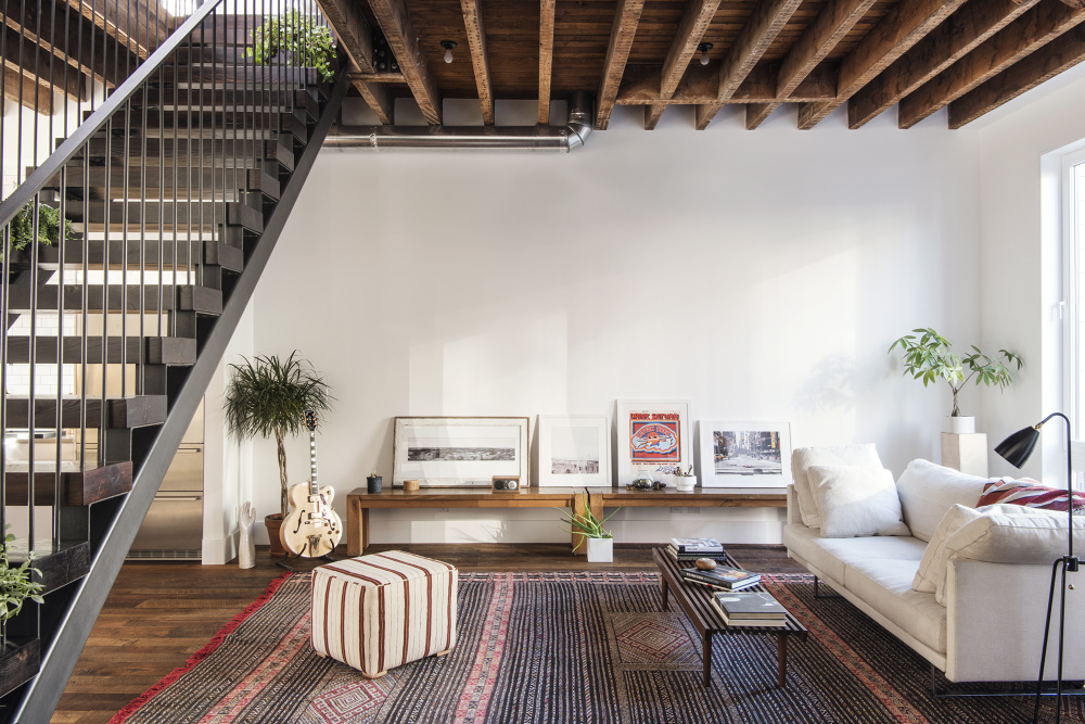 Stile industriale per una casa newyorkese