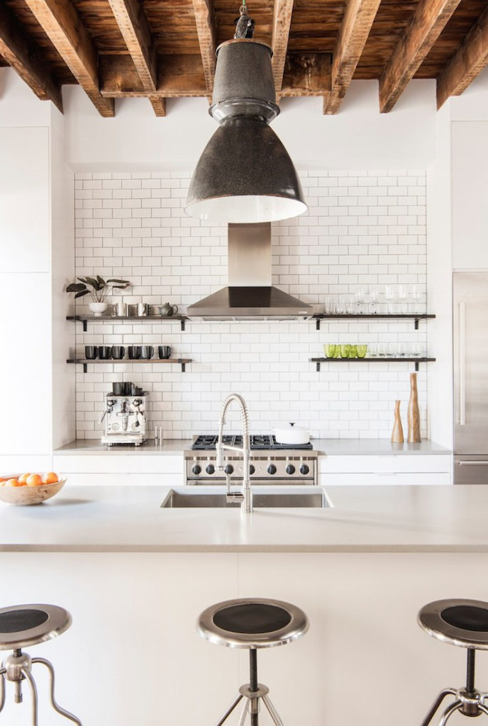 Stile industriale per una casa newyorkese