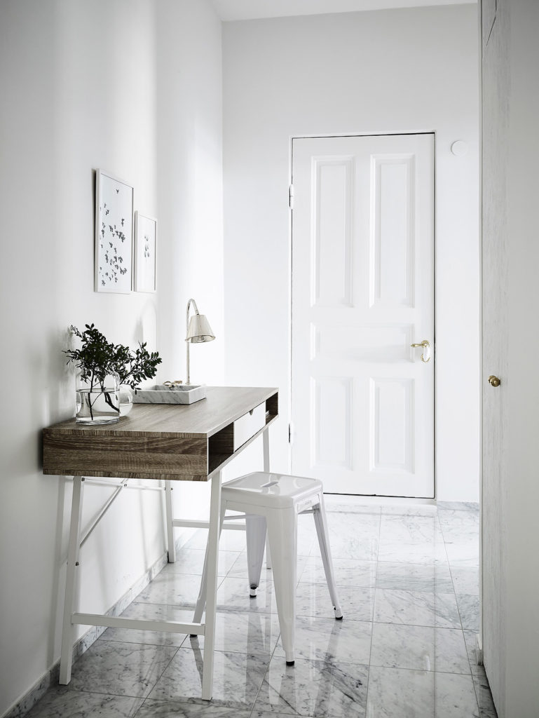 Una casa svedese dal look monocromatico casa in total white 2