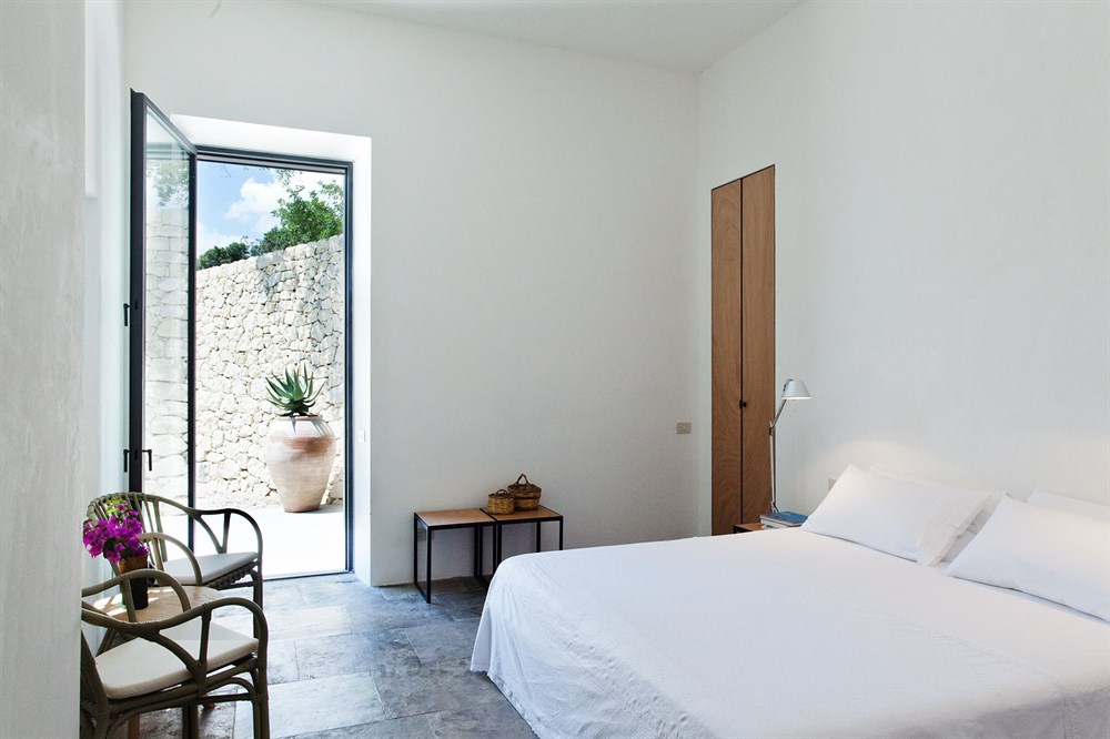 Mura Mura, una casa con vista sulla campagna e sul mare Mura Mura stanza da letto