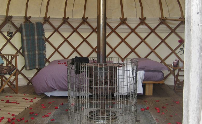 Una location di charme nel sud della Cornovaglia vacanze in una Yurta 2