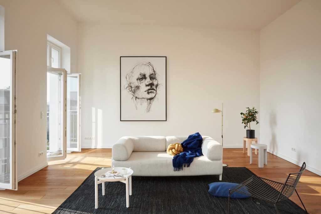 Interno berlinese con terrazza