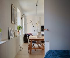 Una cucina affacciata sulla zona living