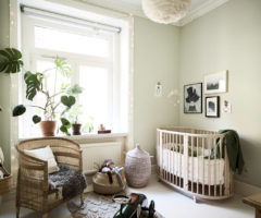Interior Inspiration: la stanza del neonato nei toni del verde