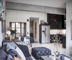 Tiny&cozy: ispirazione loft per un piccolo appartamento di 67 mq