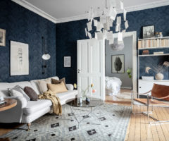 Spotlight on color: un appartamento dedicato agli amanti del blu