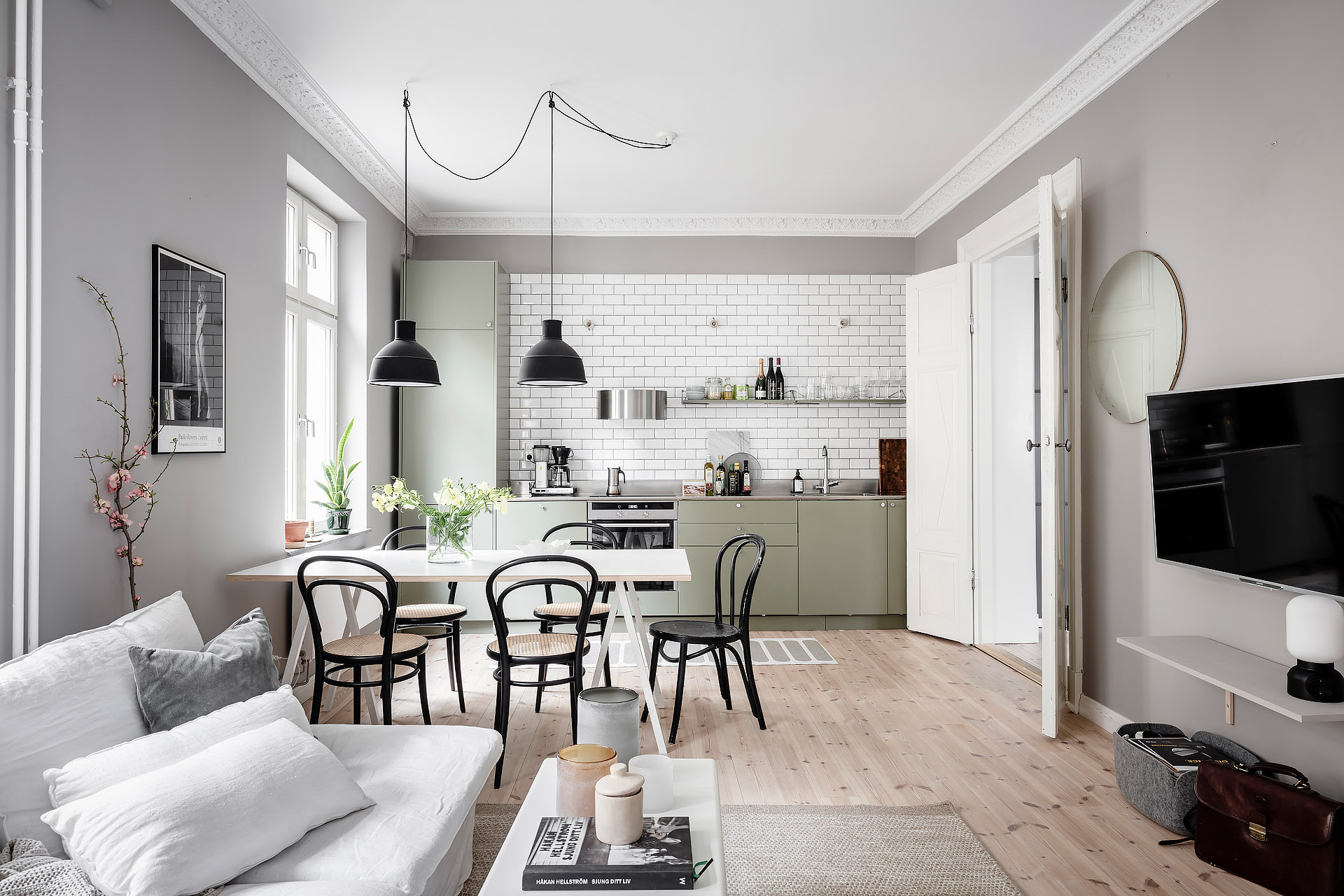 Cucina verde oliva 10 inthemoodfordesign