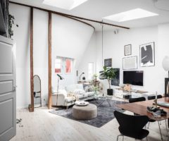 Interior Inspiration: una mansarda da sogno con una piccola terrazza