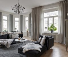 Interior inspiration: una casa in perfetto stile nordico con eleganti accenni di nero