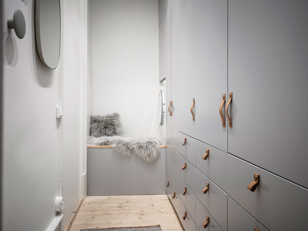 cucina in grigio minimal 10