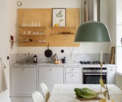 Get the look: una piccola cucina semplice e funzionale senza pensili