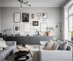 Interior Inspiration: un appartamento di 100 mq con una galleria di foto in salotto
