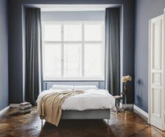 La passione per le pareti colorate in un grande appartamento berlinese