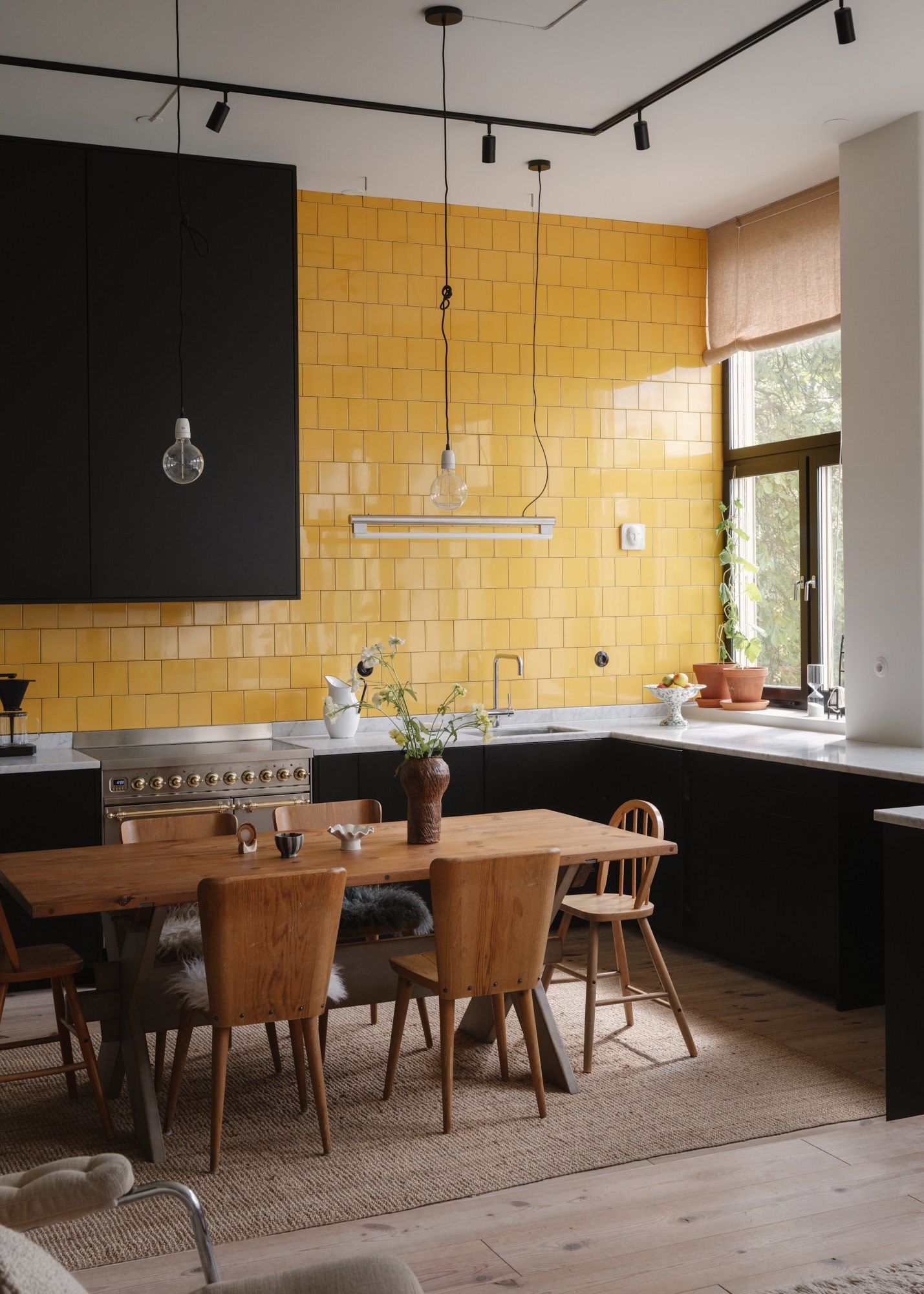 una cucina dai colori inediti 5