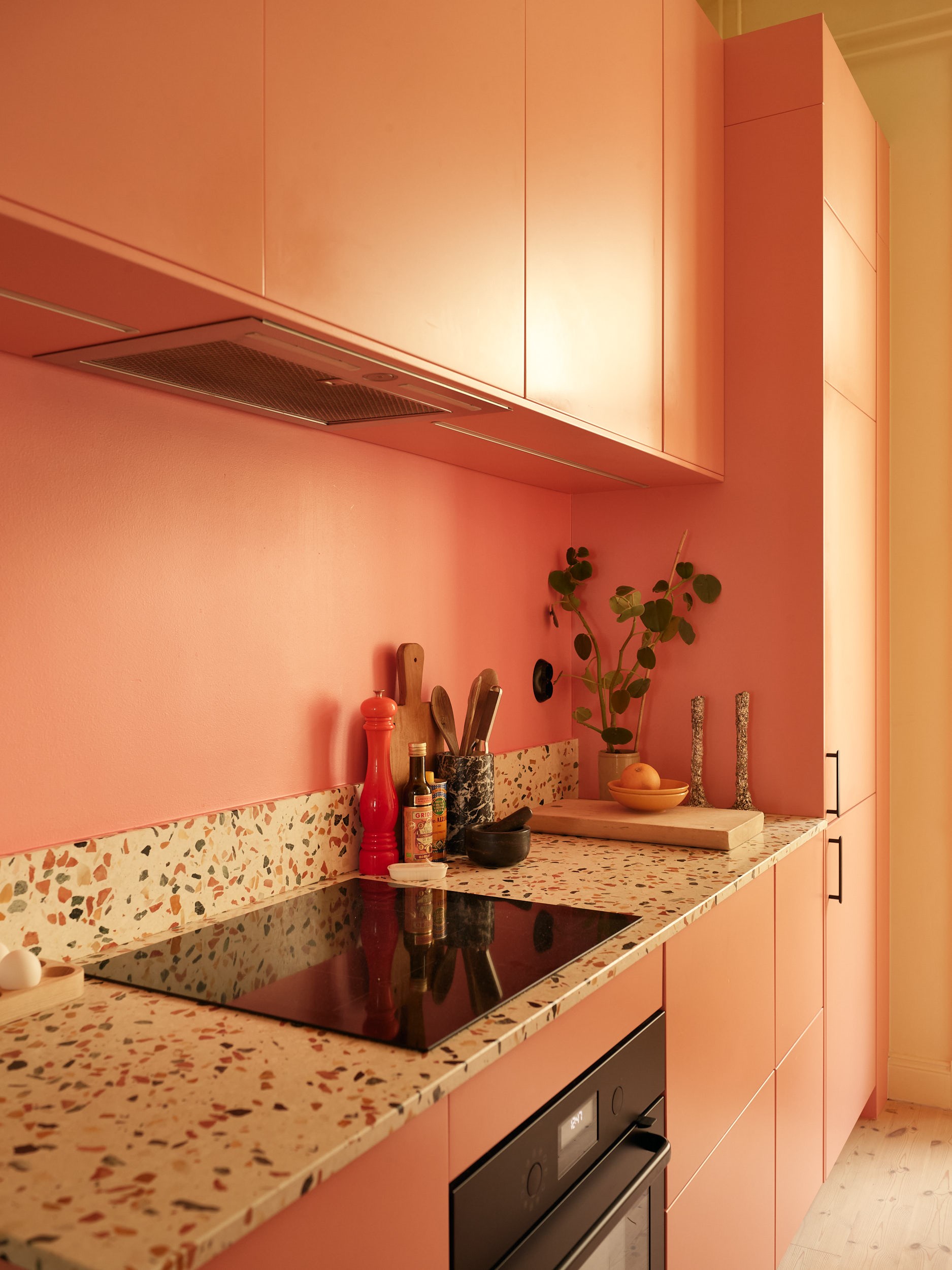 banco cucina rosa