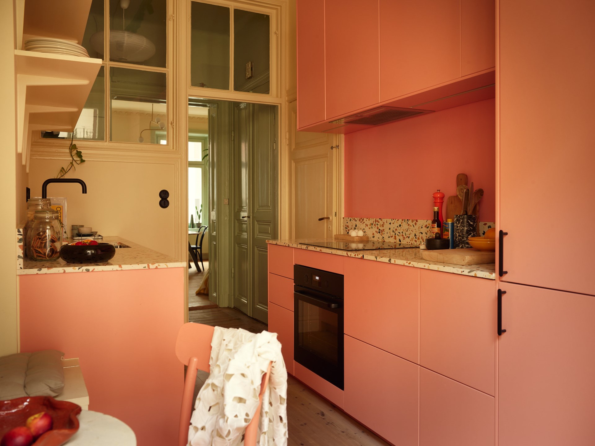 piccola cucina rosa 1