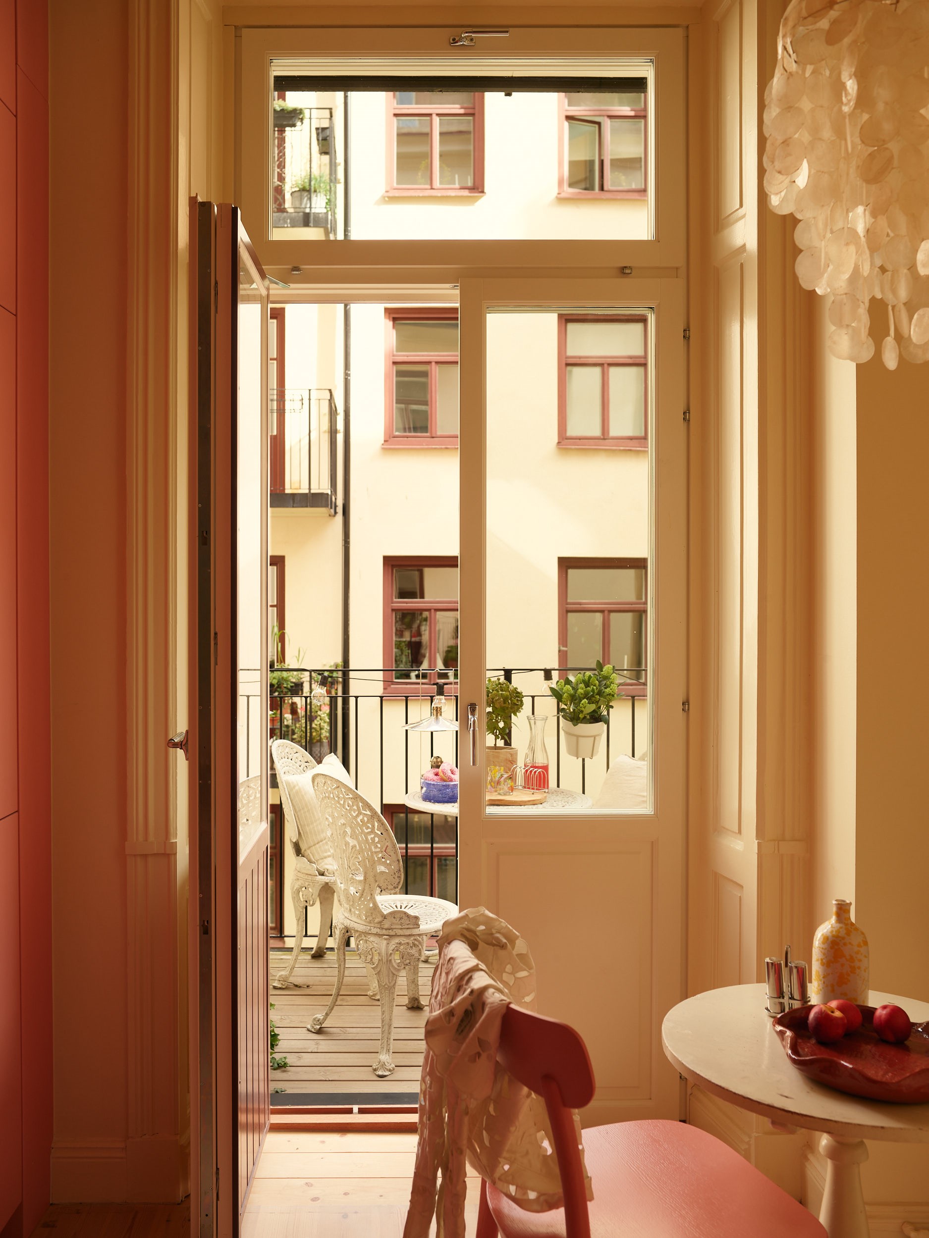 vista sul cortile