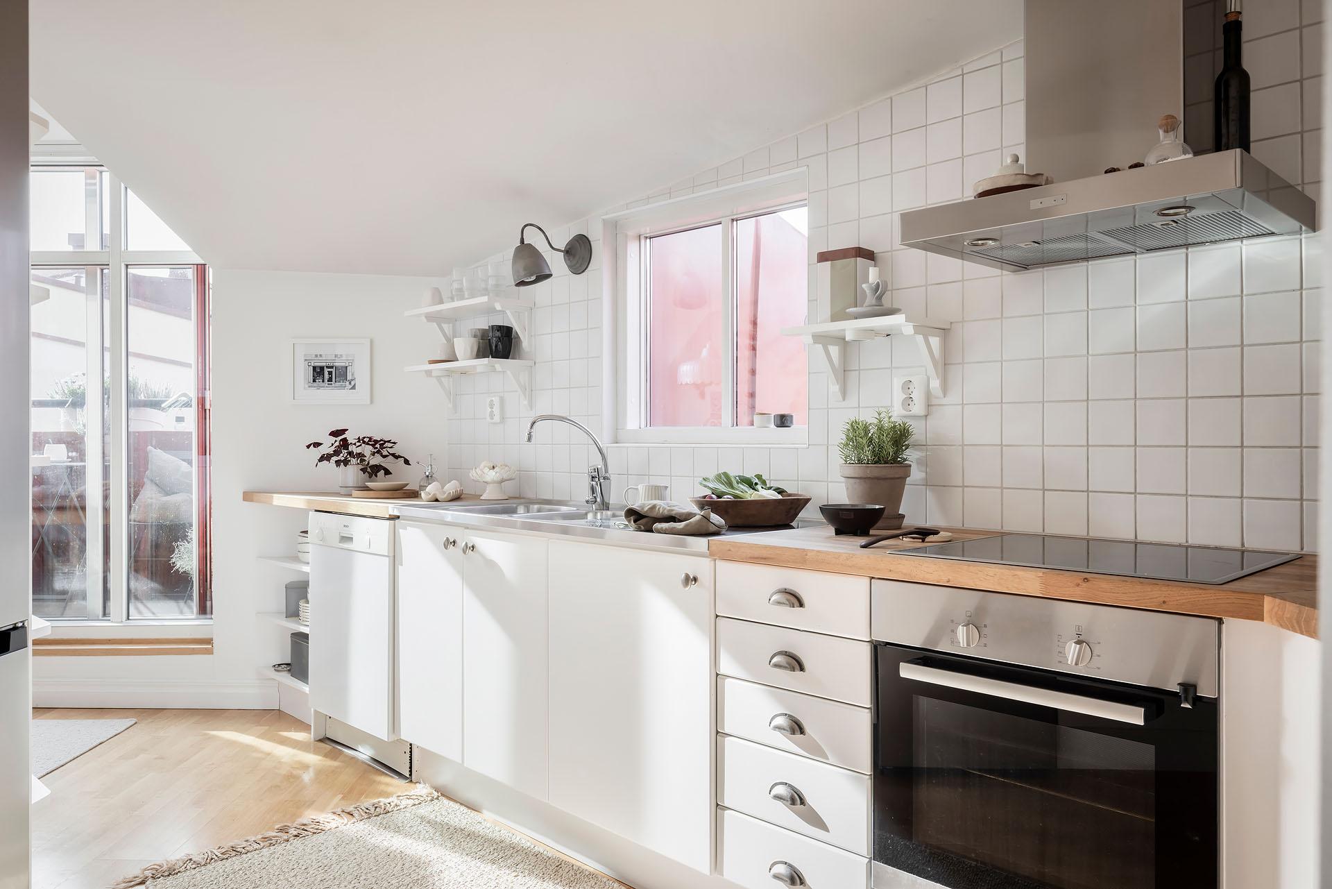 cucina in bainco