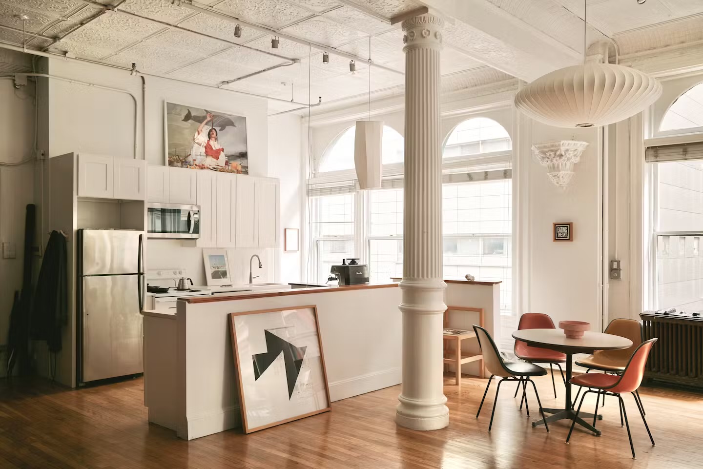 loft cucina e zona pranzo