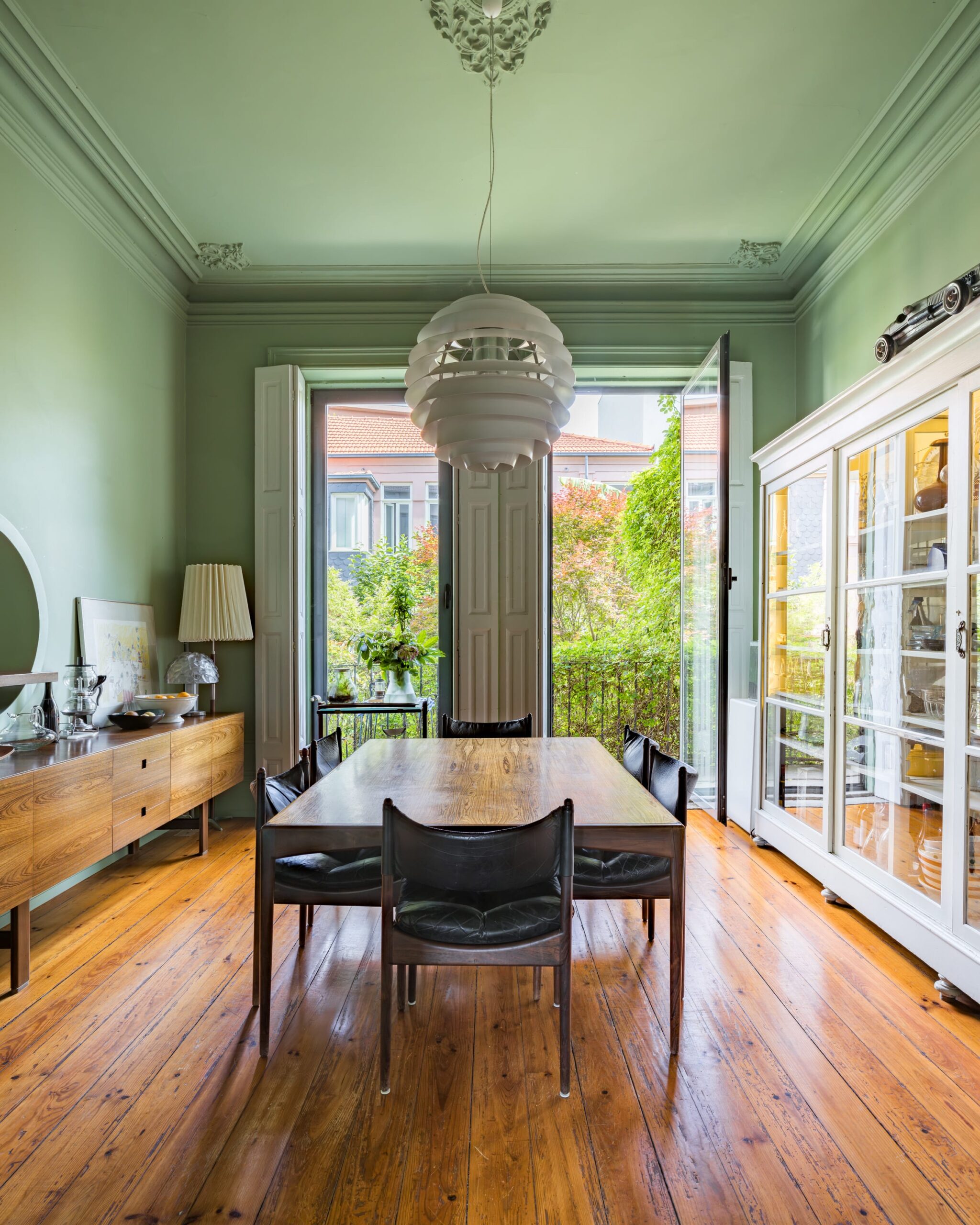 sala da pranzo verde 1